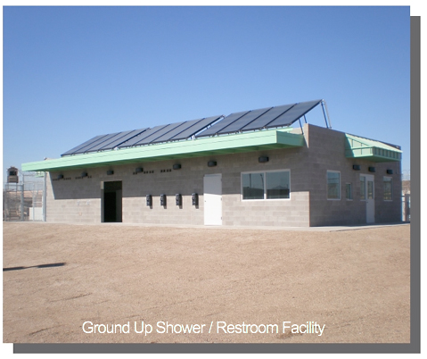Ground Up Shower / Restroom Facility